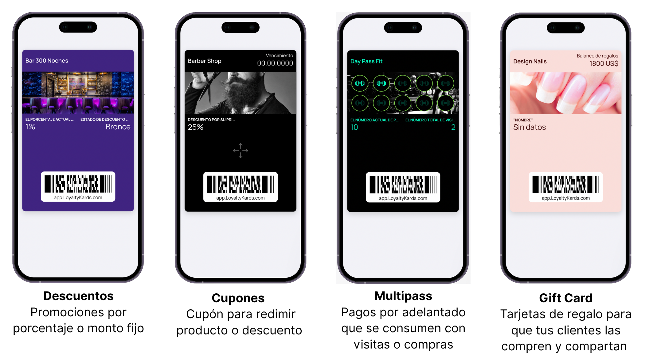 Celulares con Tarjetas digitales que los restaurantes pueden implementar y compartir, ideal para atraer nuevos clientes y aumentar ventas.